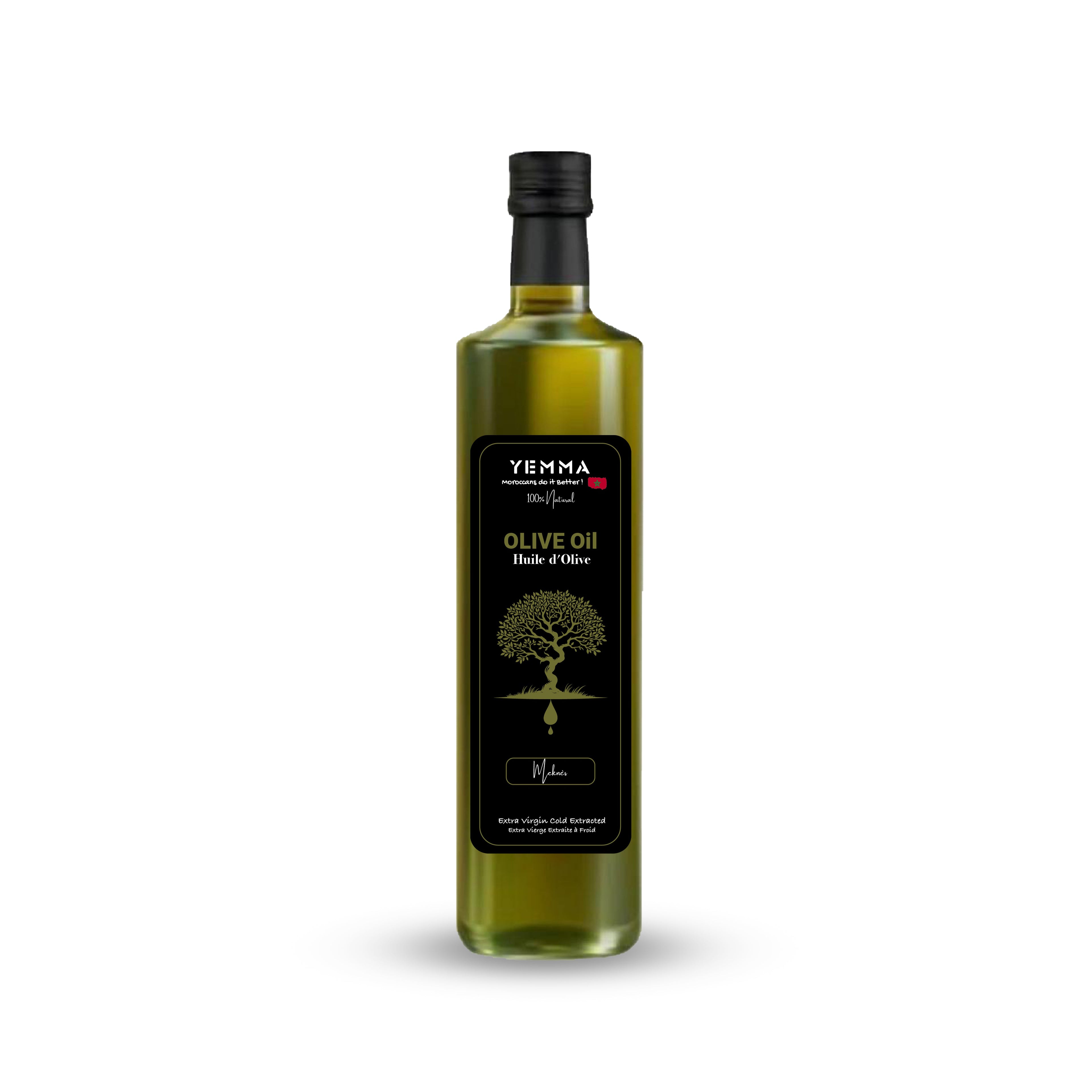 Huile d'Olive Extra Vierge du Maroc — Pressée à Froid & Fruitiée